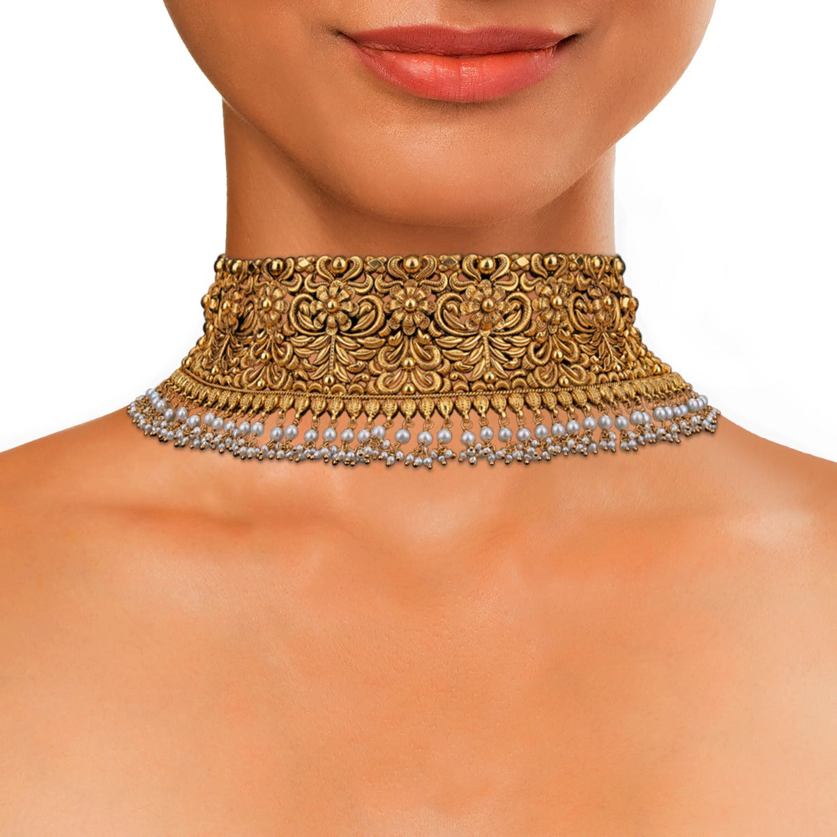 Lilting Sounds Gold Choker