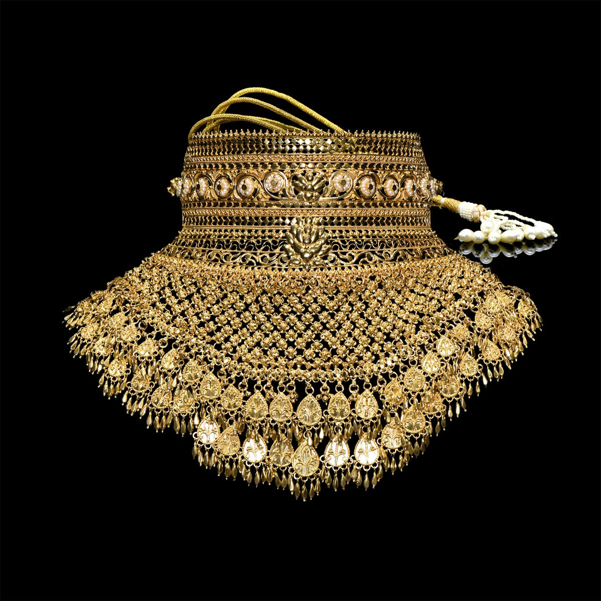 Elaborate Bridal Gold Choker