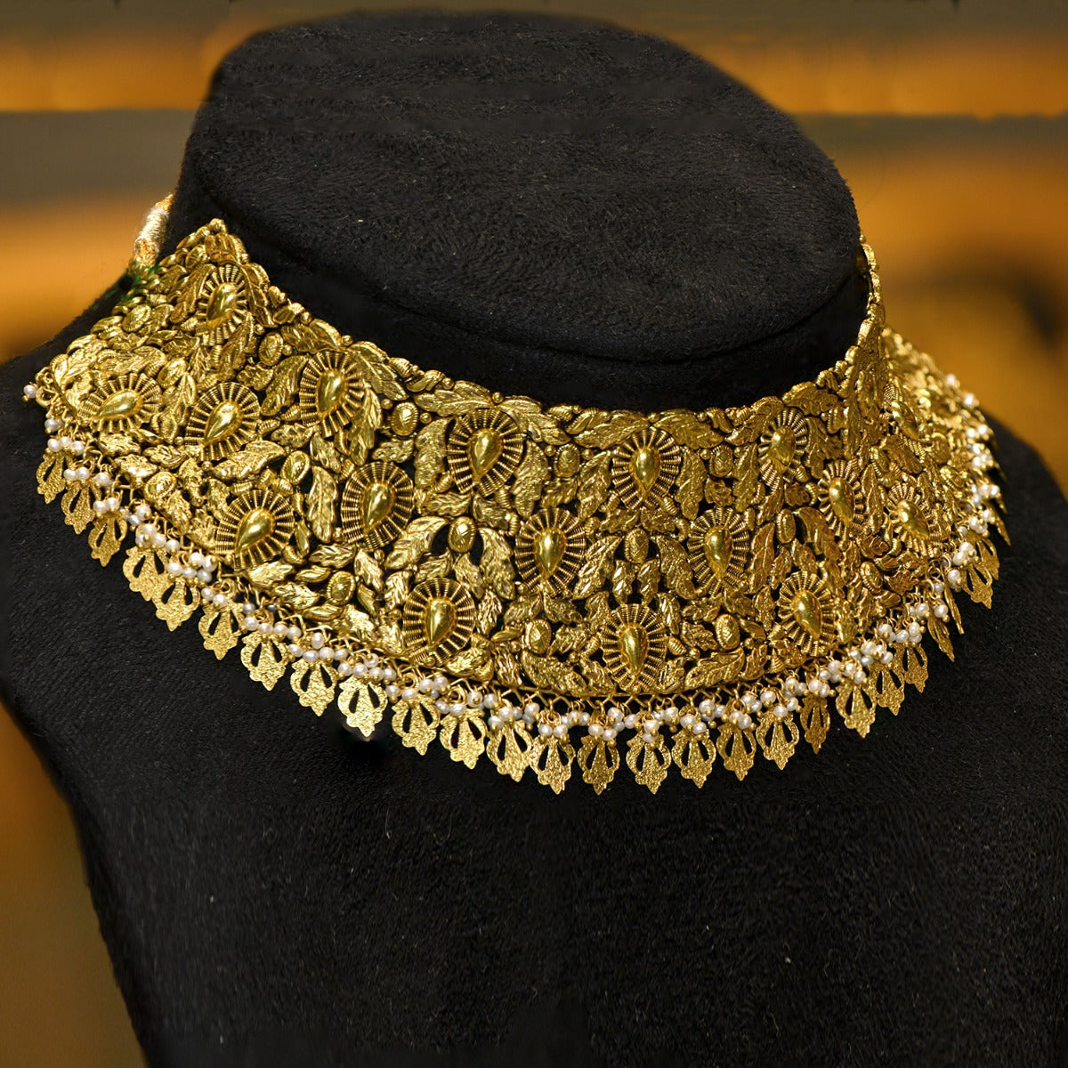 Dew Drops Gold Choker