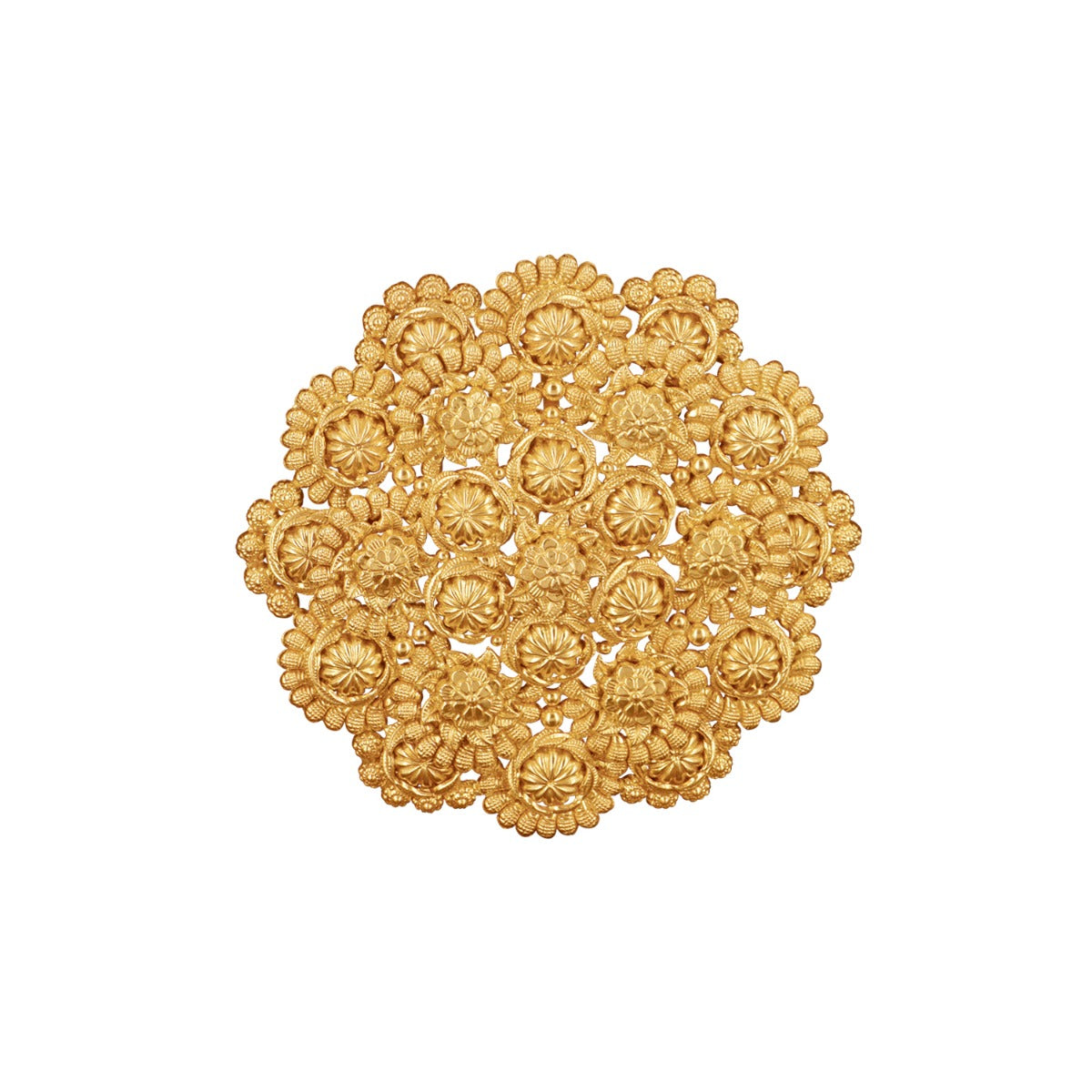 Flower Valley Gold Pendant