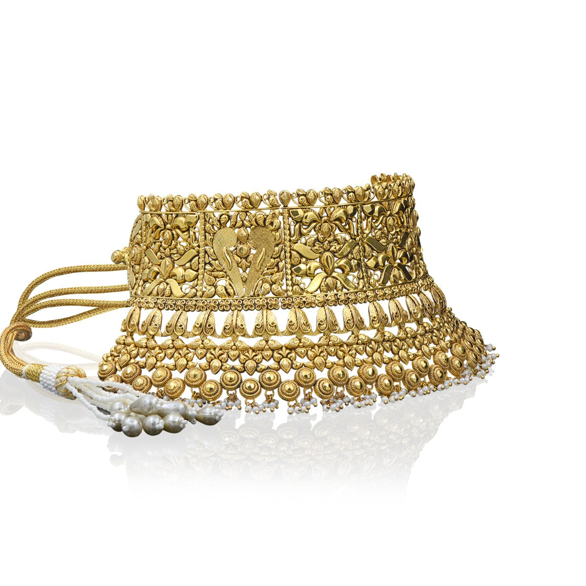 High Neck Gold Choker