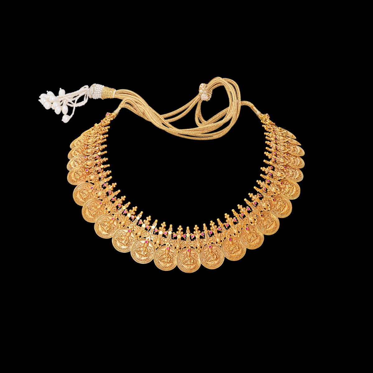 Lakshmi Gold Coin Necklace