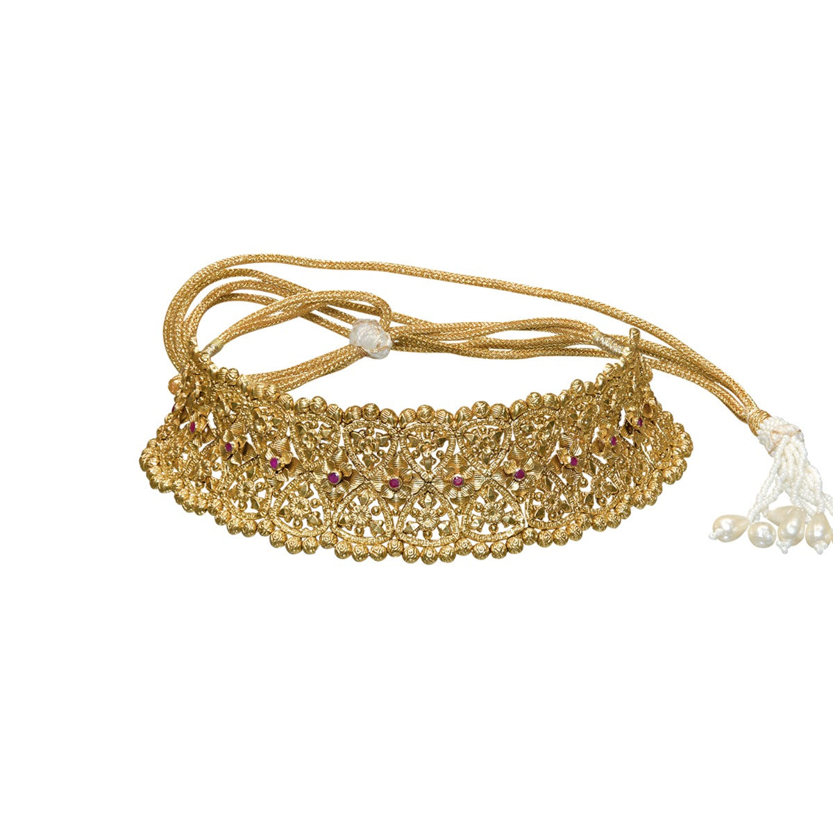 Curved Triangle Gold Choker
