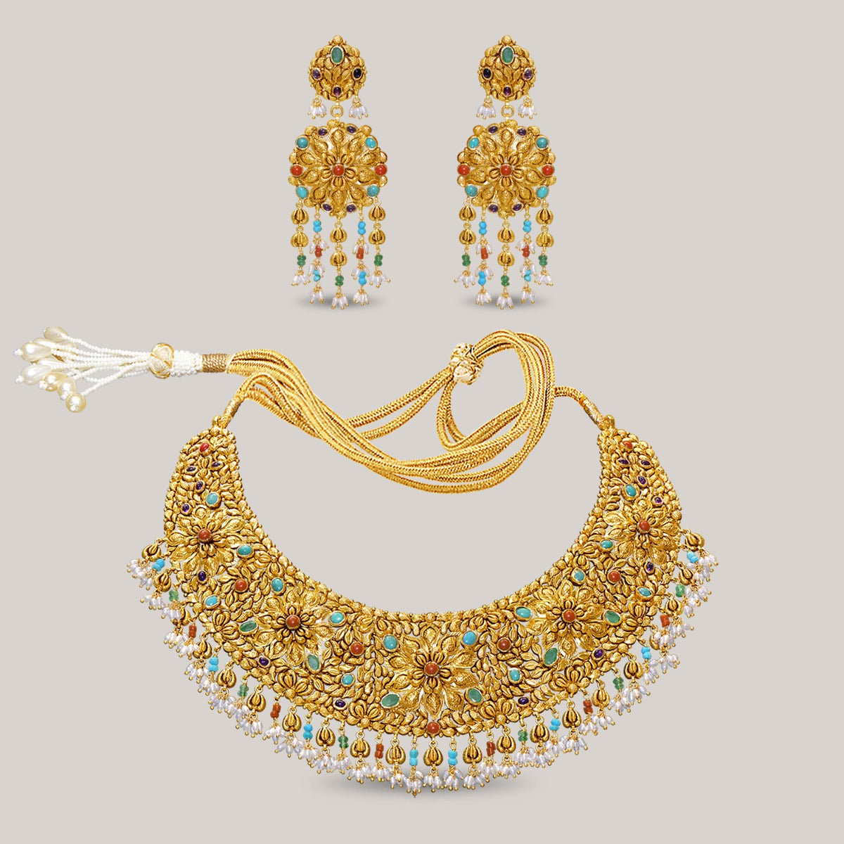 Seven Seas Gold Necklace Set