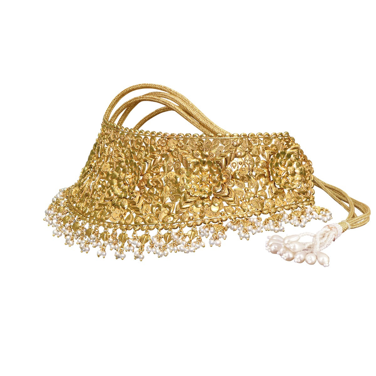 Hearts and Chamomiles Gold Choker Set