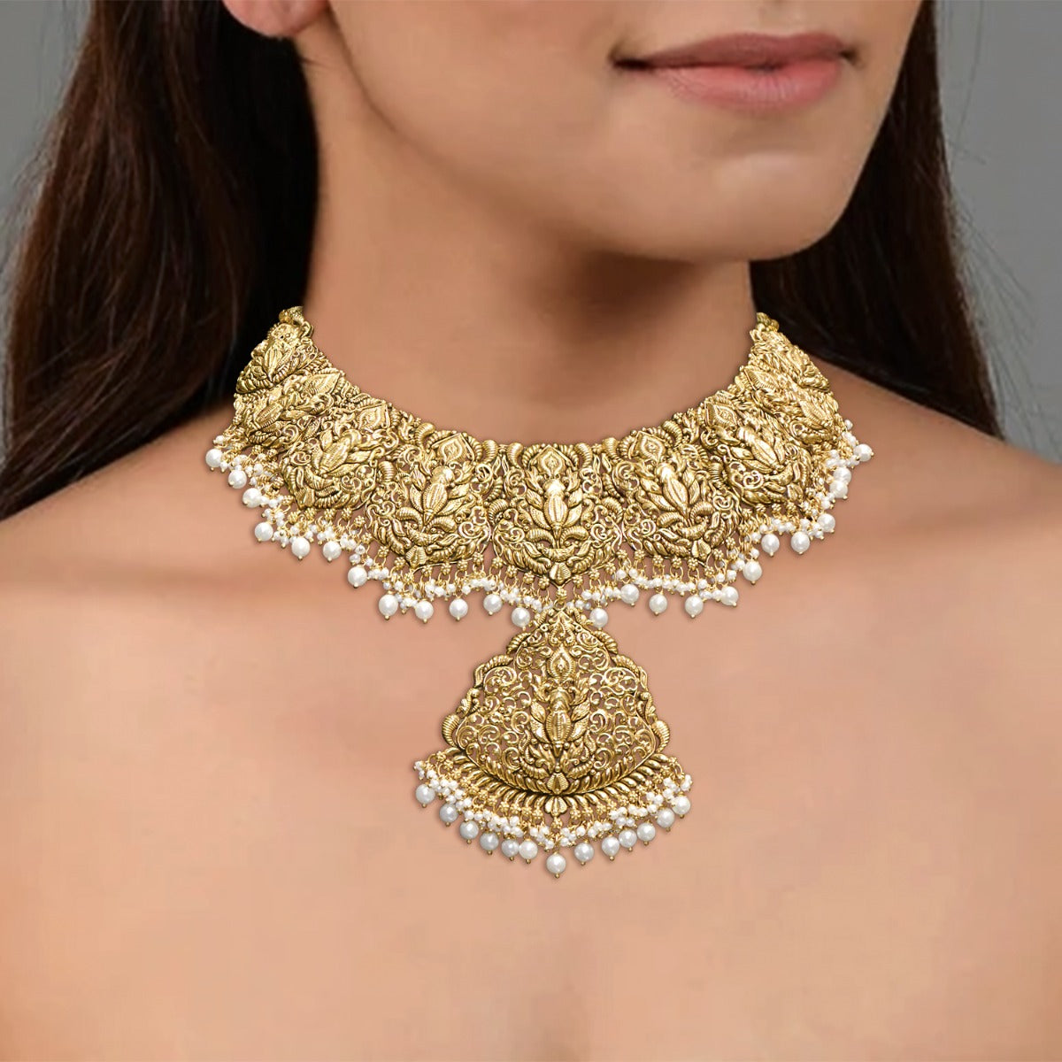 Deity Diva Gold Necklace