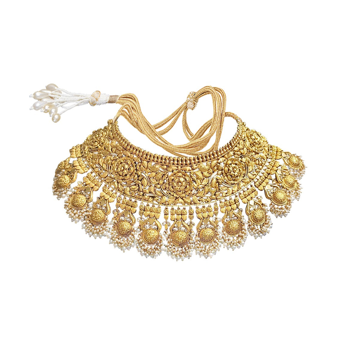 Ina Floret Gold Necklace Set