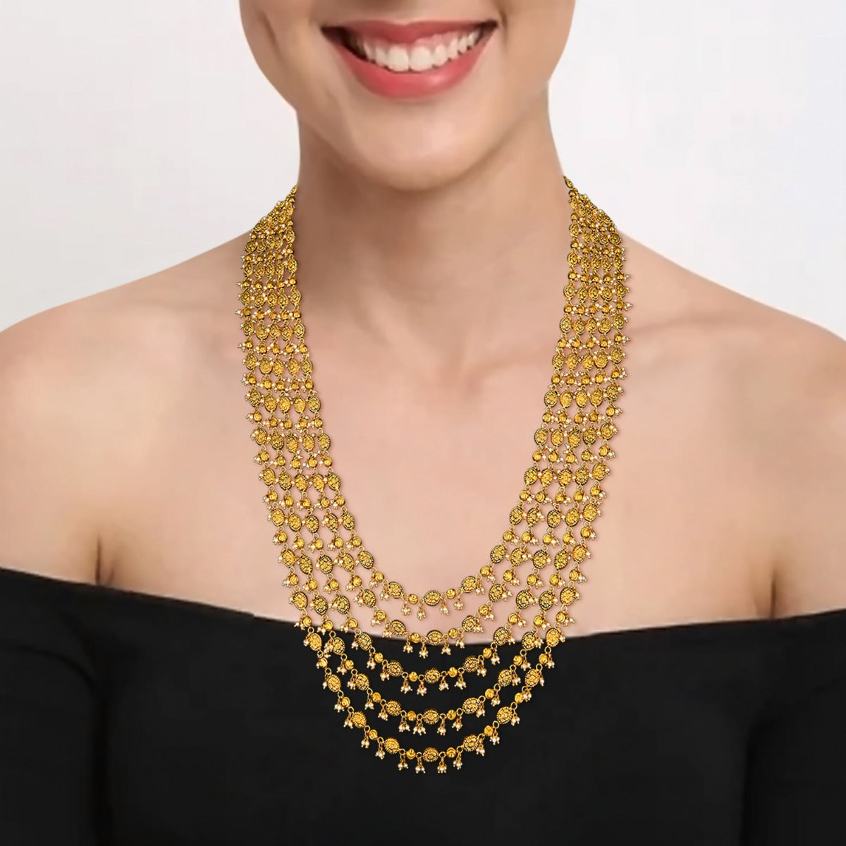 Furlong Four Gold Necklace