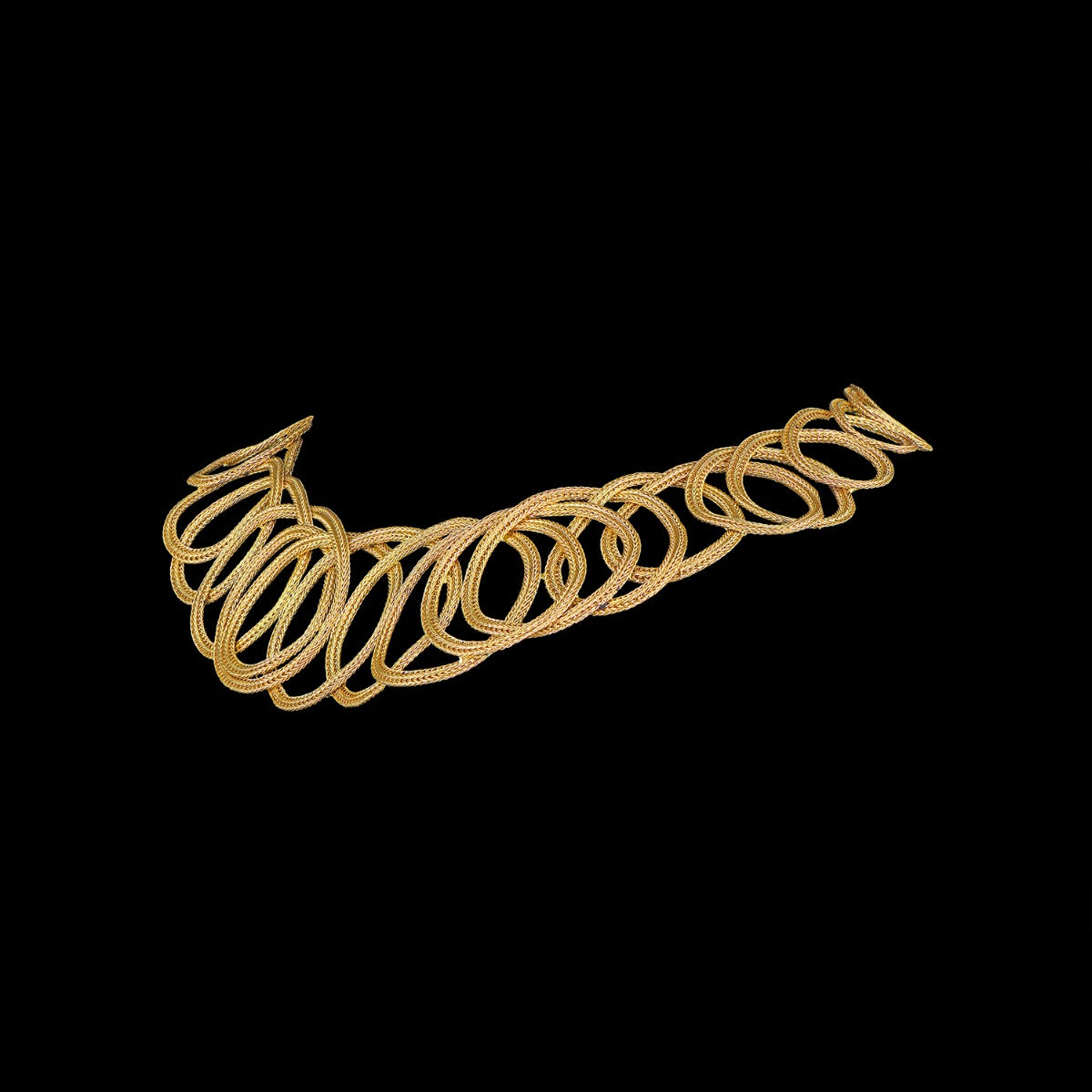 Loopy Troops Gold Necklace