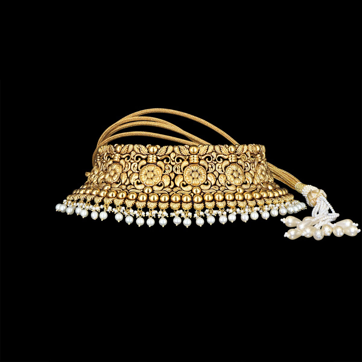 Charming Floret Gold Choker