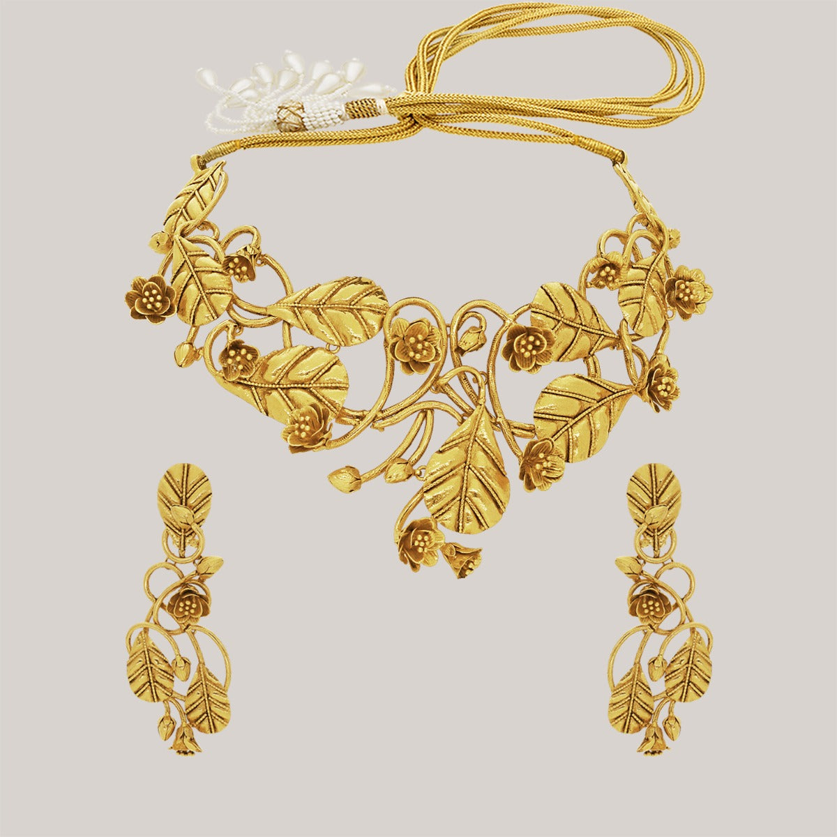 Navya Gold Necklace Set