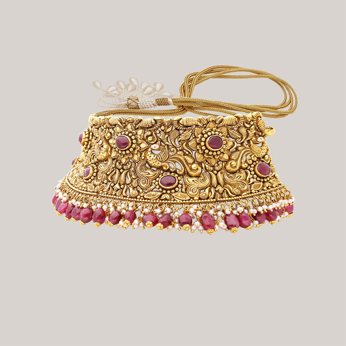 Swan Parade Gold Choker Set