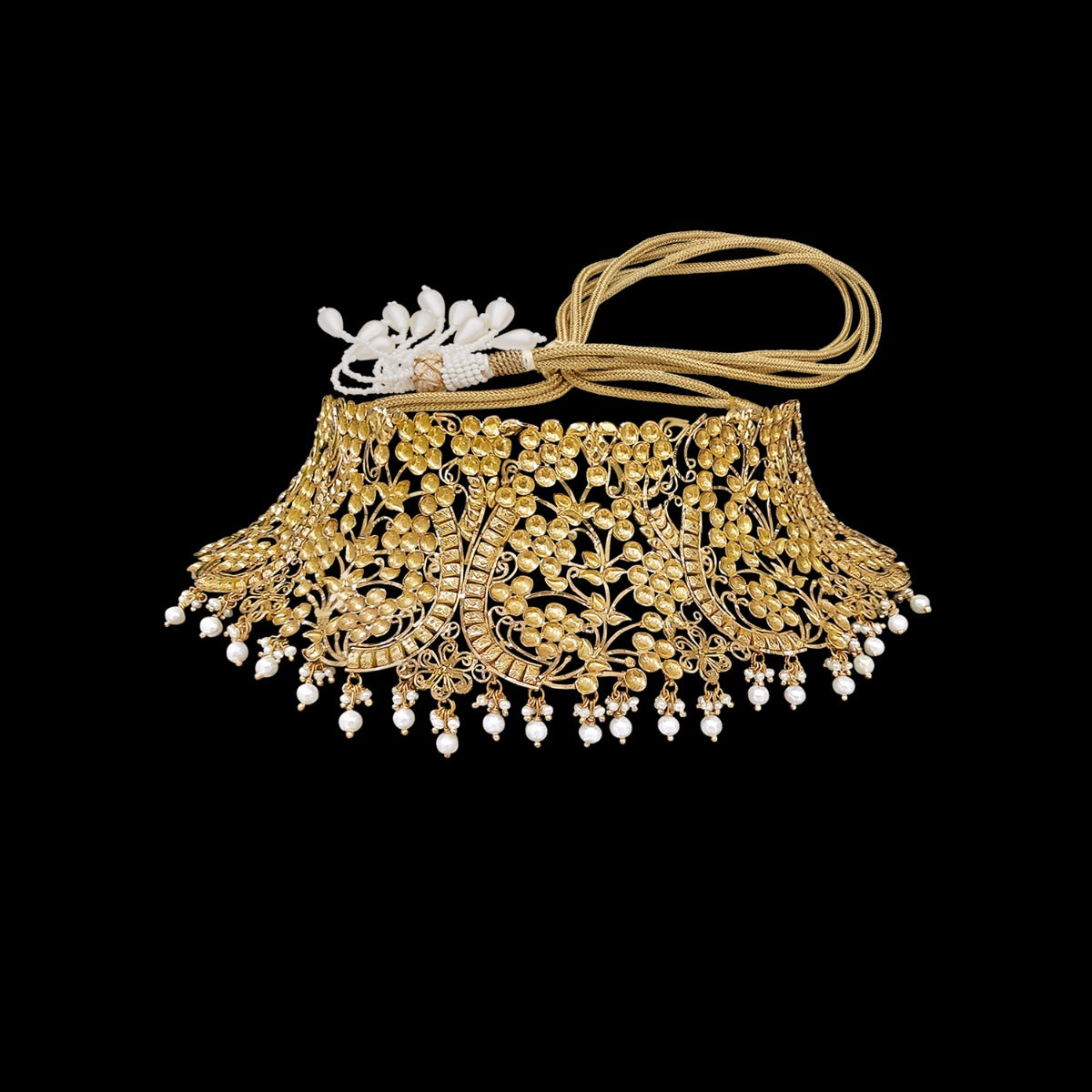 Lawrence Floral Gold Choker