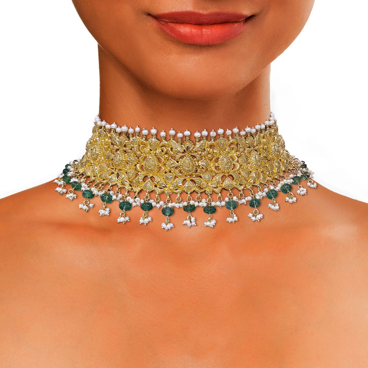 Arbella Ornate Gold Choker