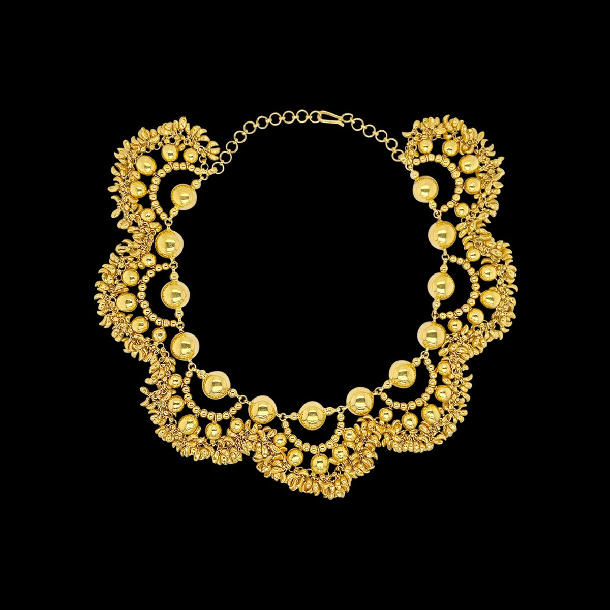 Circlet Weave Gold Necklace