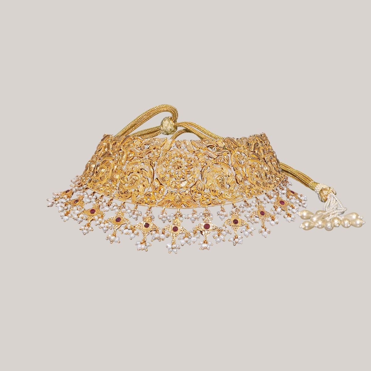 Folina Gold Choker Set