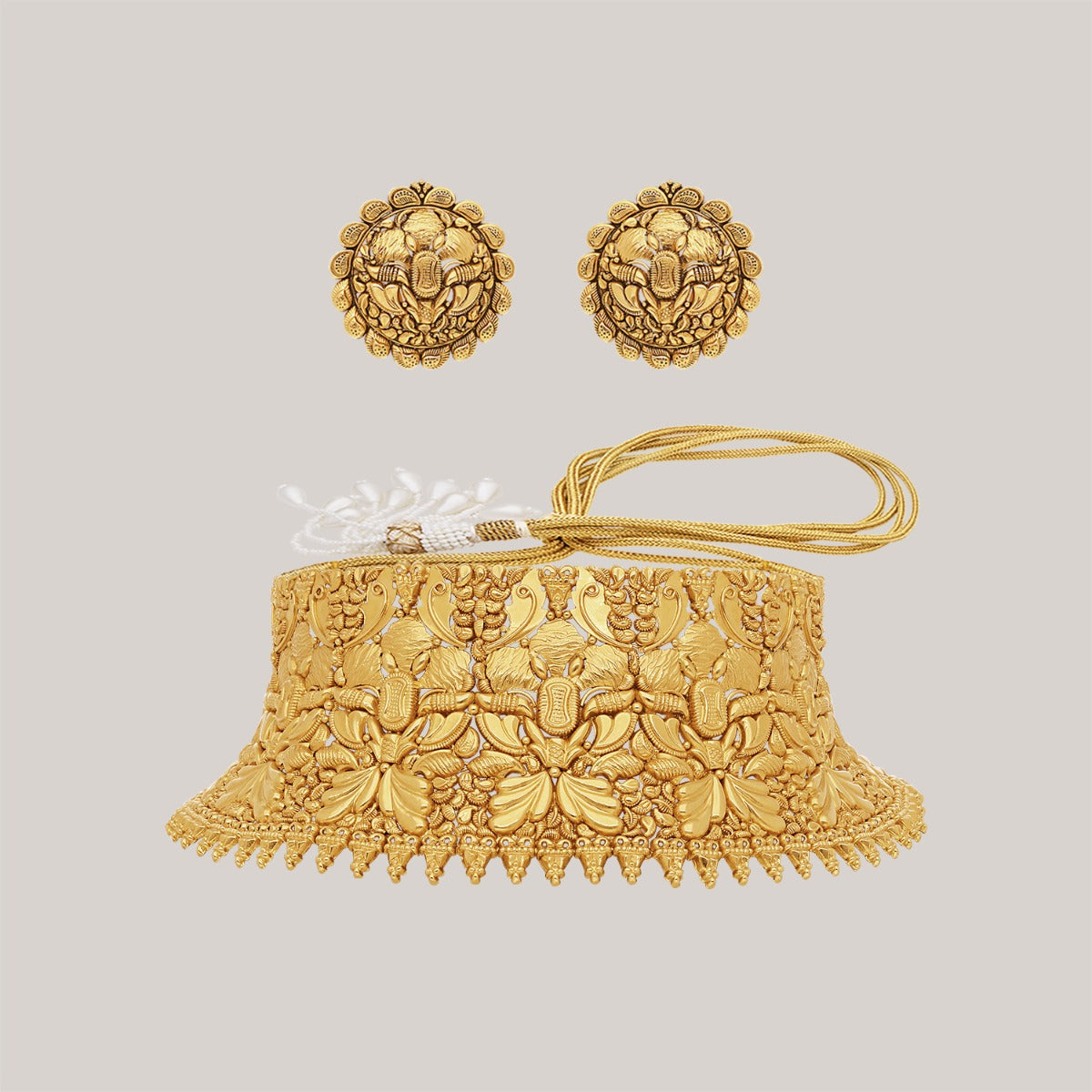 Rovella Gold Choker Set