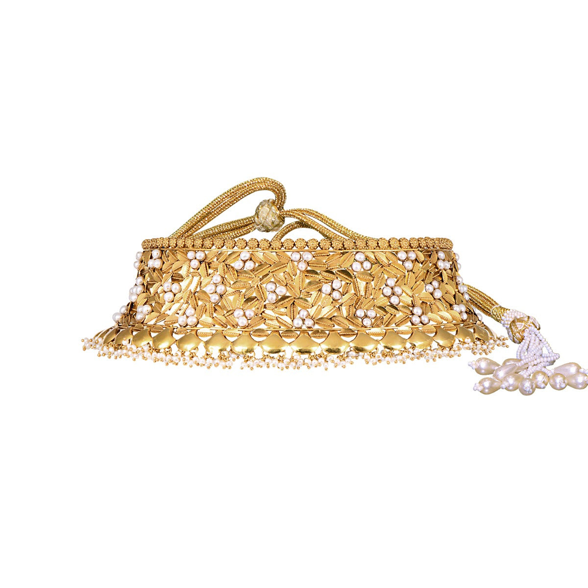 Indian Almond Pearl Choker Set