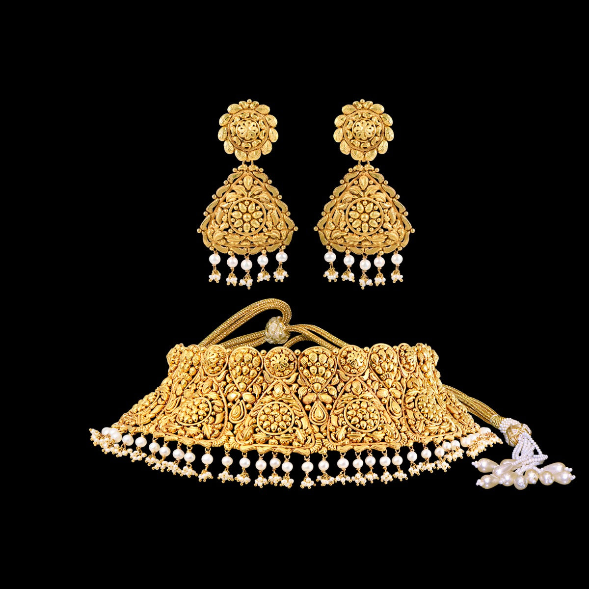 Trinity Gold Choker Set