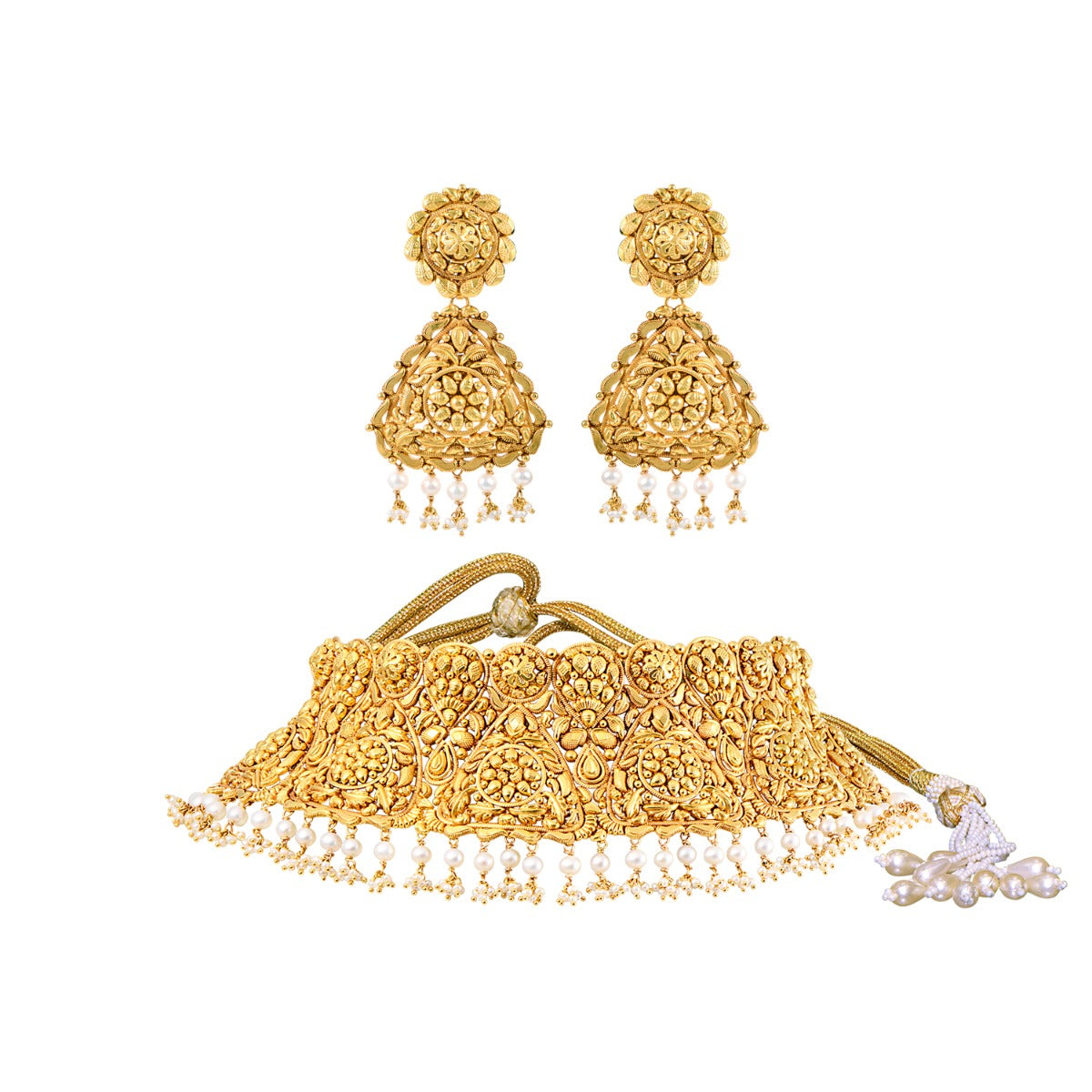 Trinity Gold Choker Set