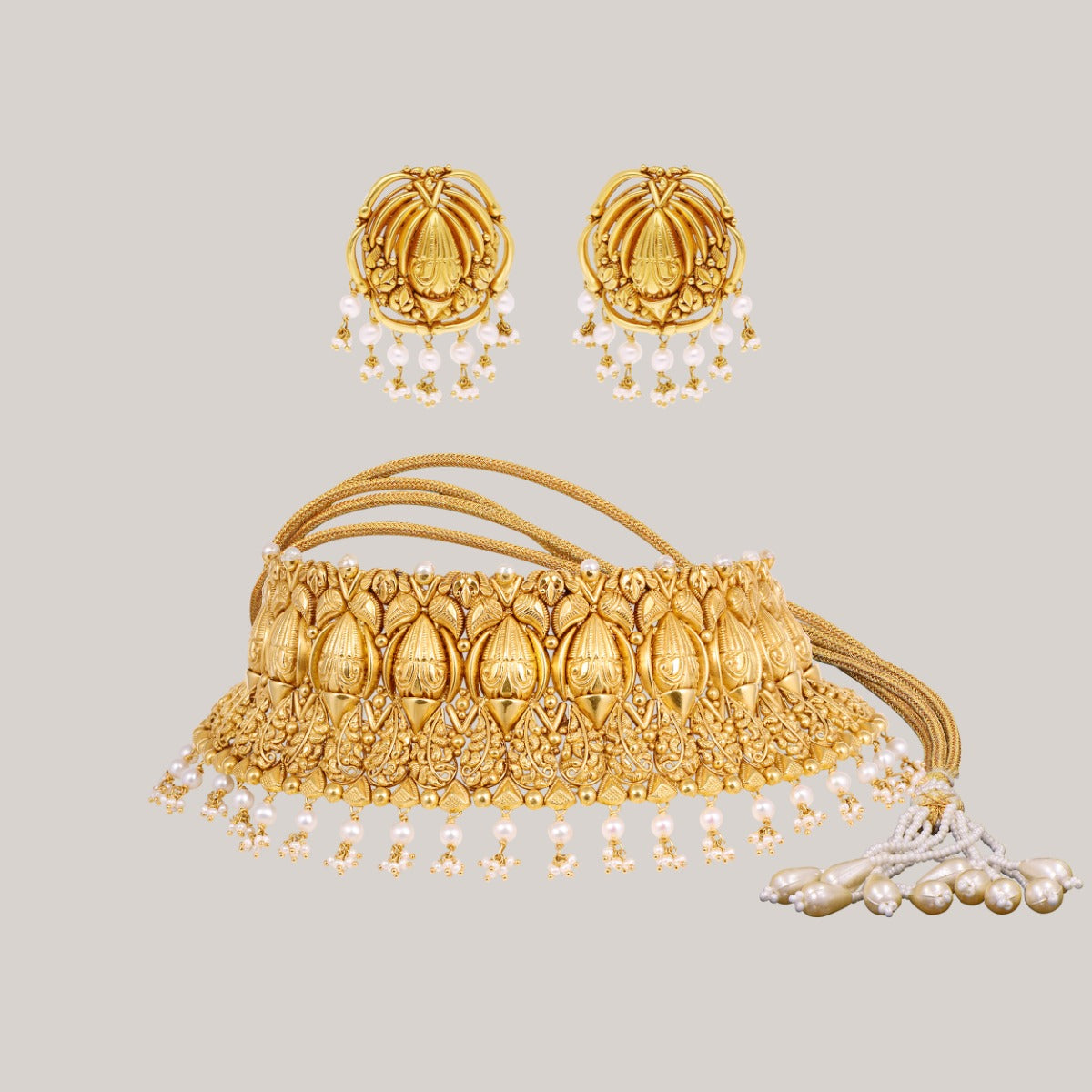 Scarabee Gold Choker Set