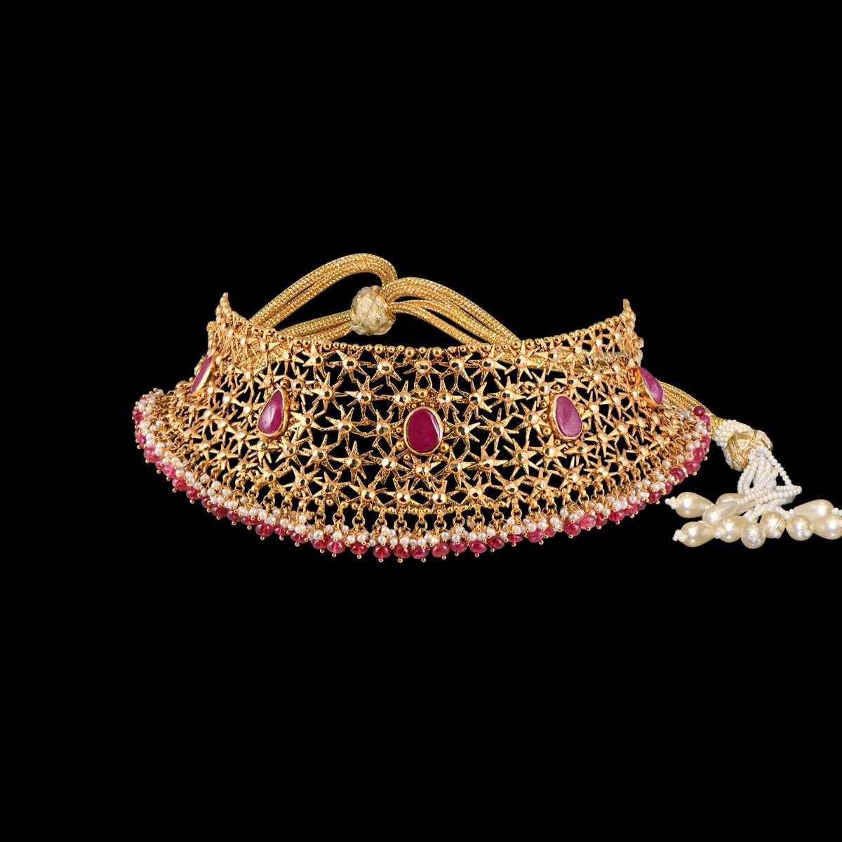 Star Fire Gold Choker Set