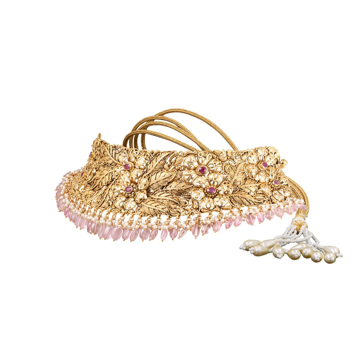 Jardin Feuille Gold Choker Set