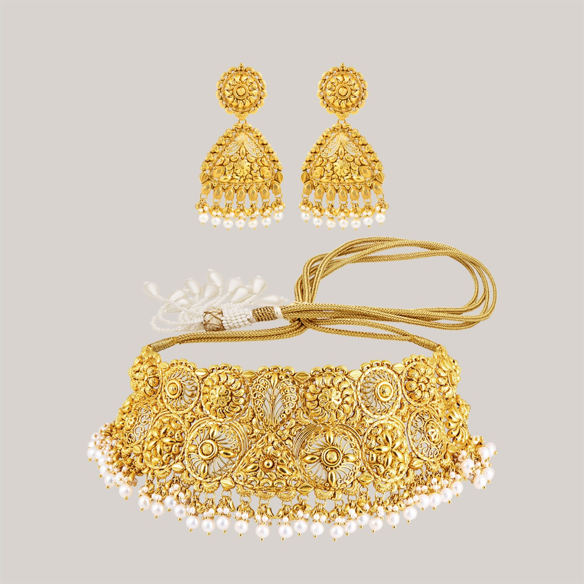 Ballon D’or Gold Choker Set