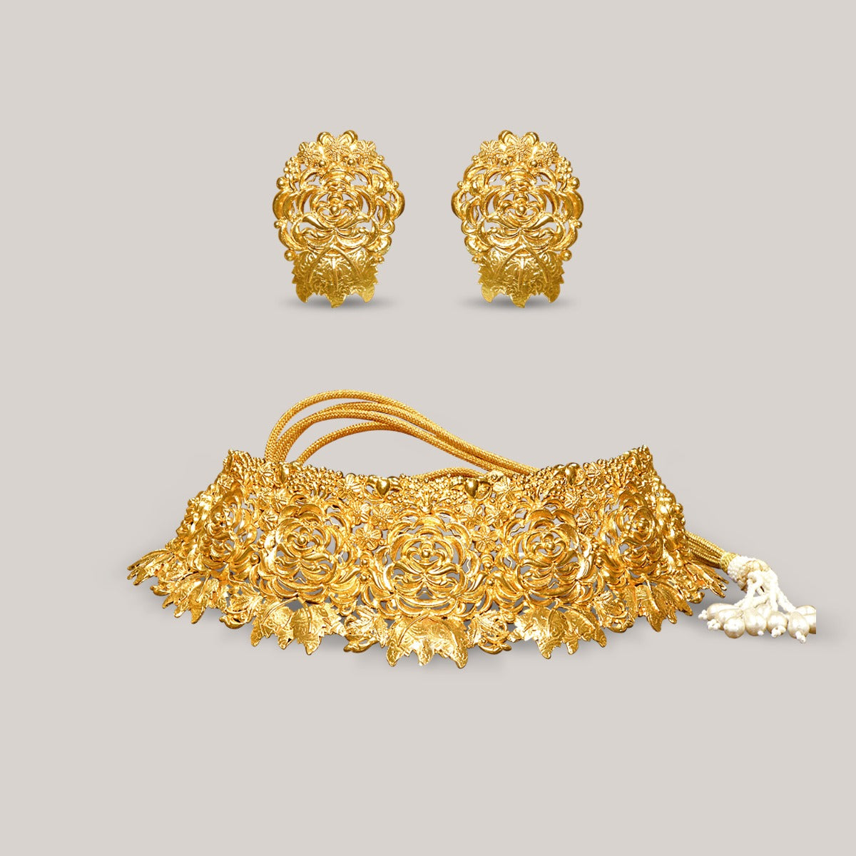 Merry Makes Gold Choker Set