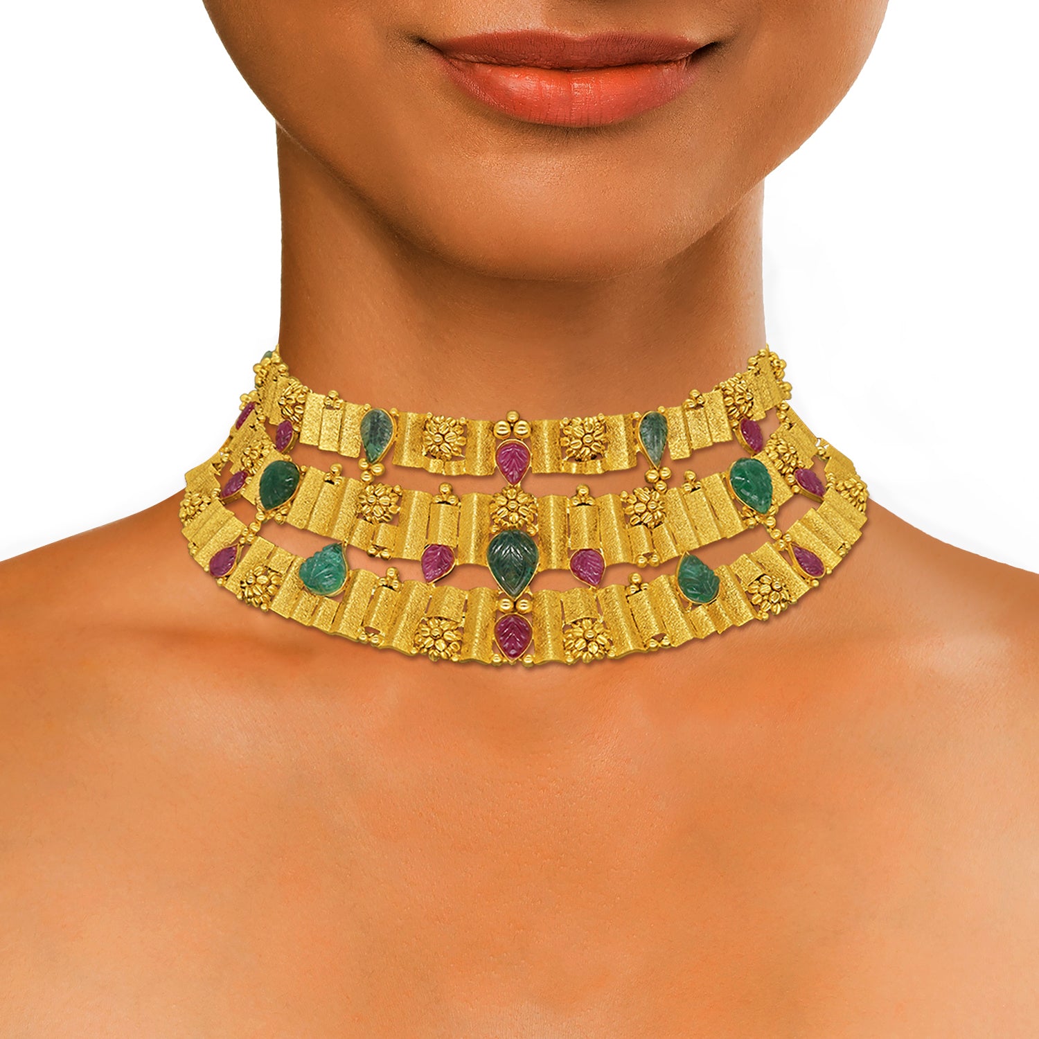 Gorgeous Filagree Gold Choker