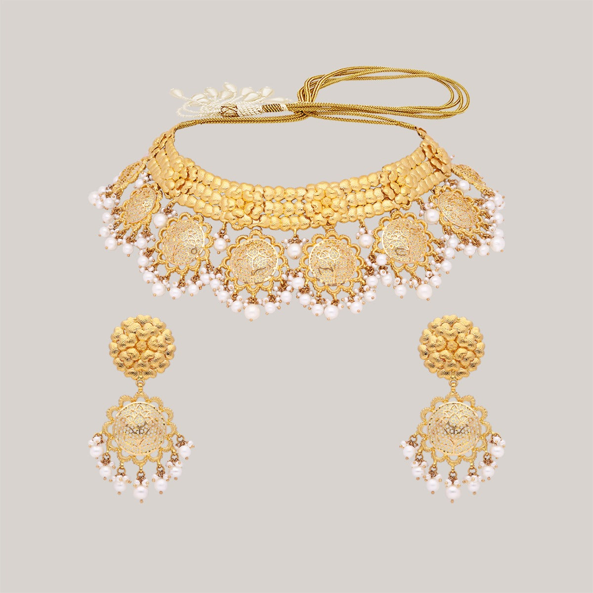 Feme Gold Choker Set