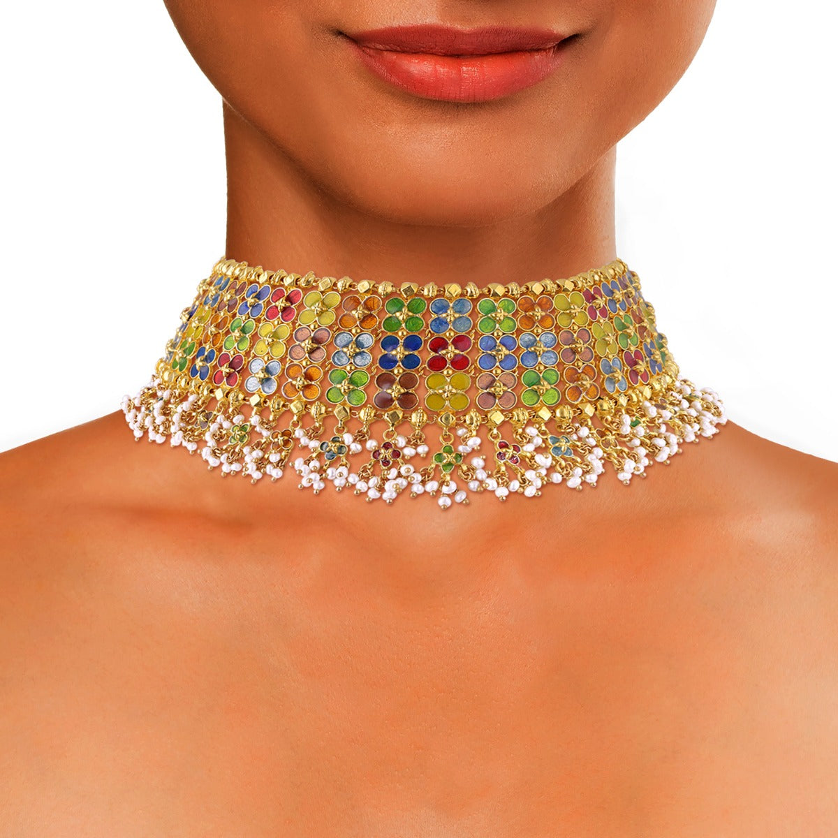 Arc En Ciel Gold Choker Set