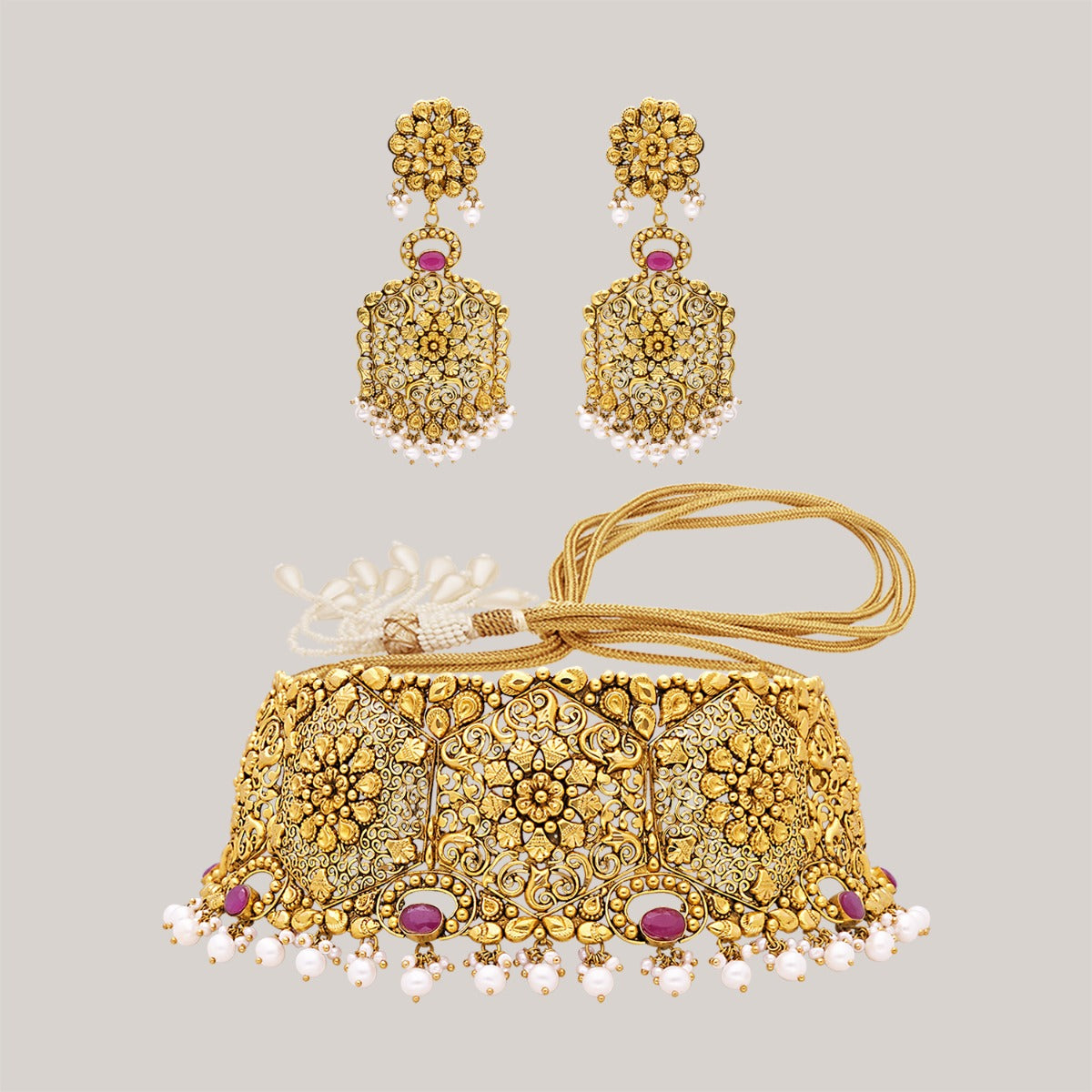 Mughda Gold Choker Set