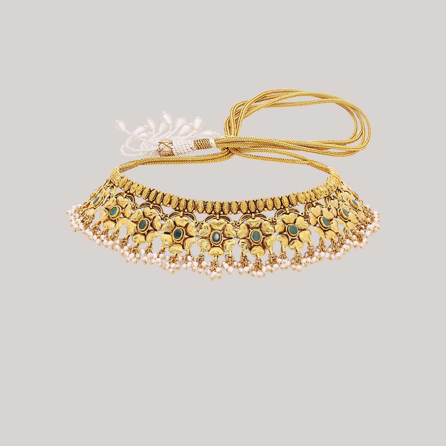 Harmonious Hues Gold Necklace Set
