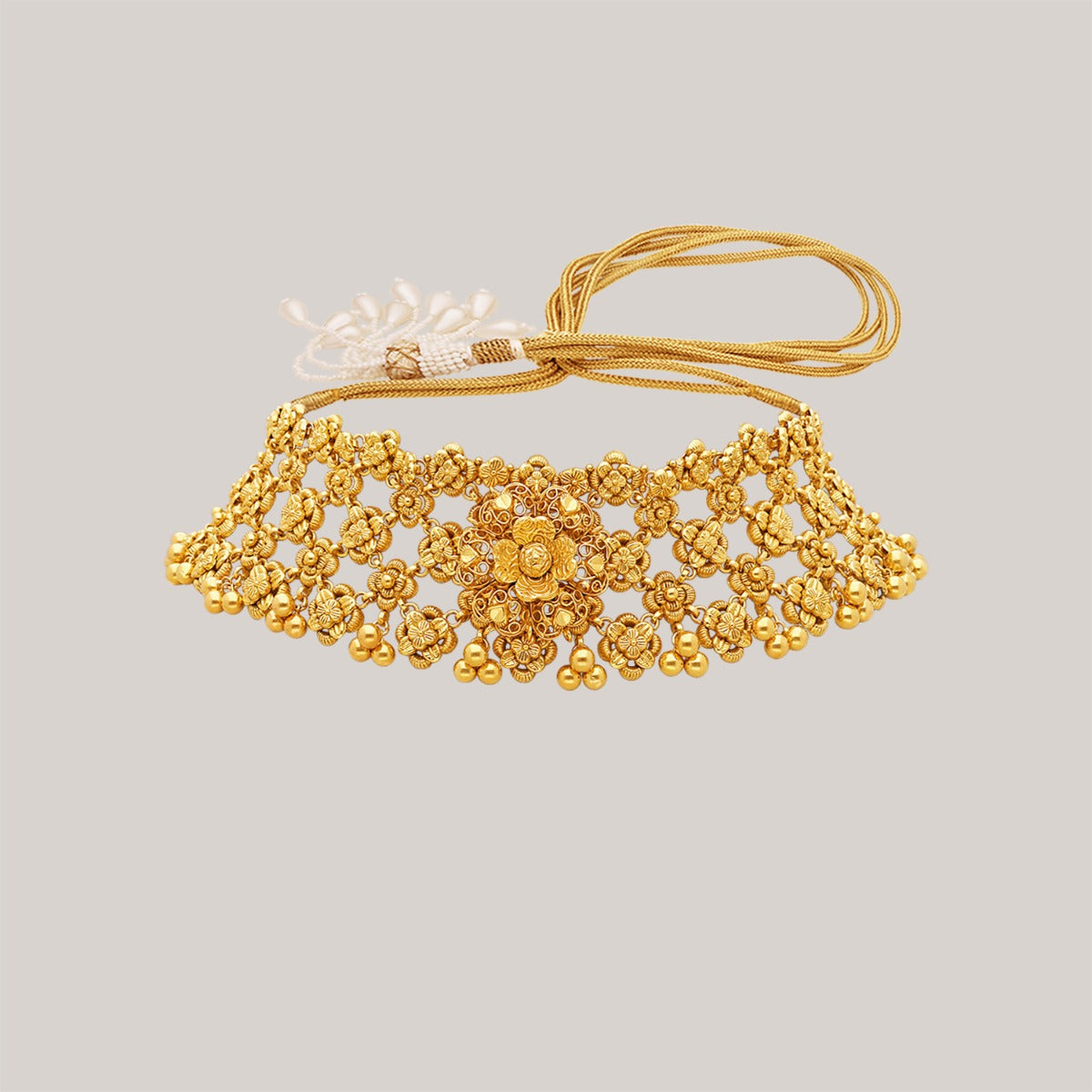 Warhi Gold Choker Set