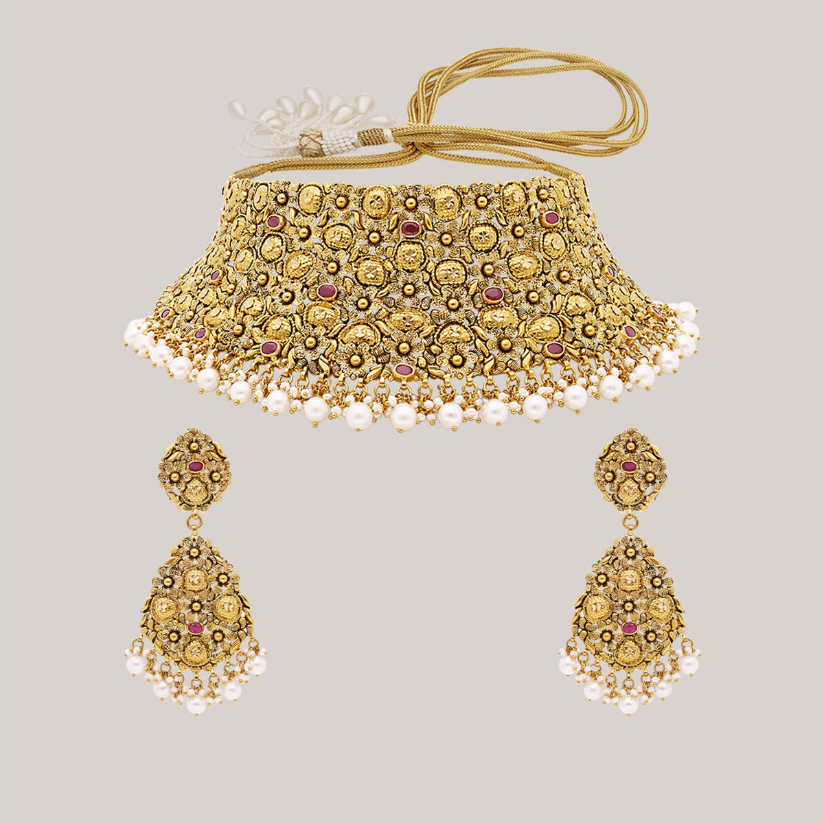 Gaurika Gold Choker Set
