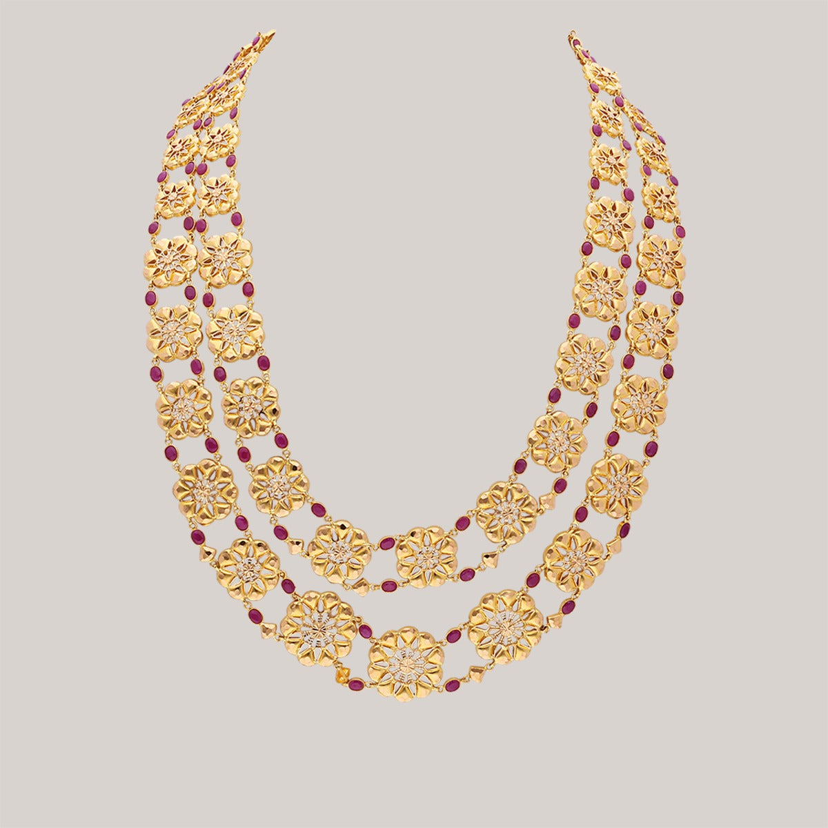 Magnolia Gold Necklace Set