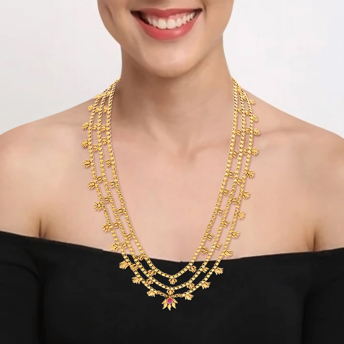 Inferno Gold Necklace