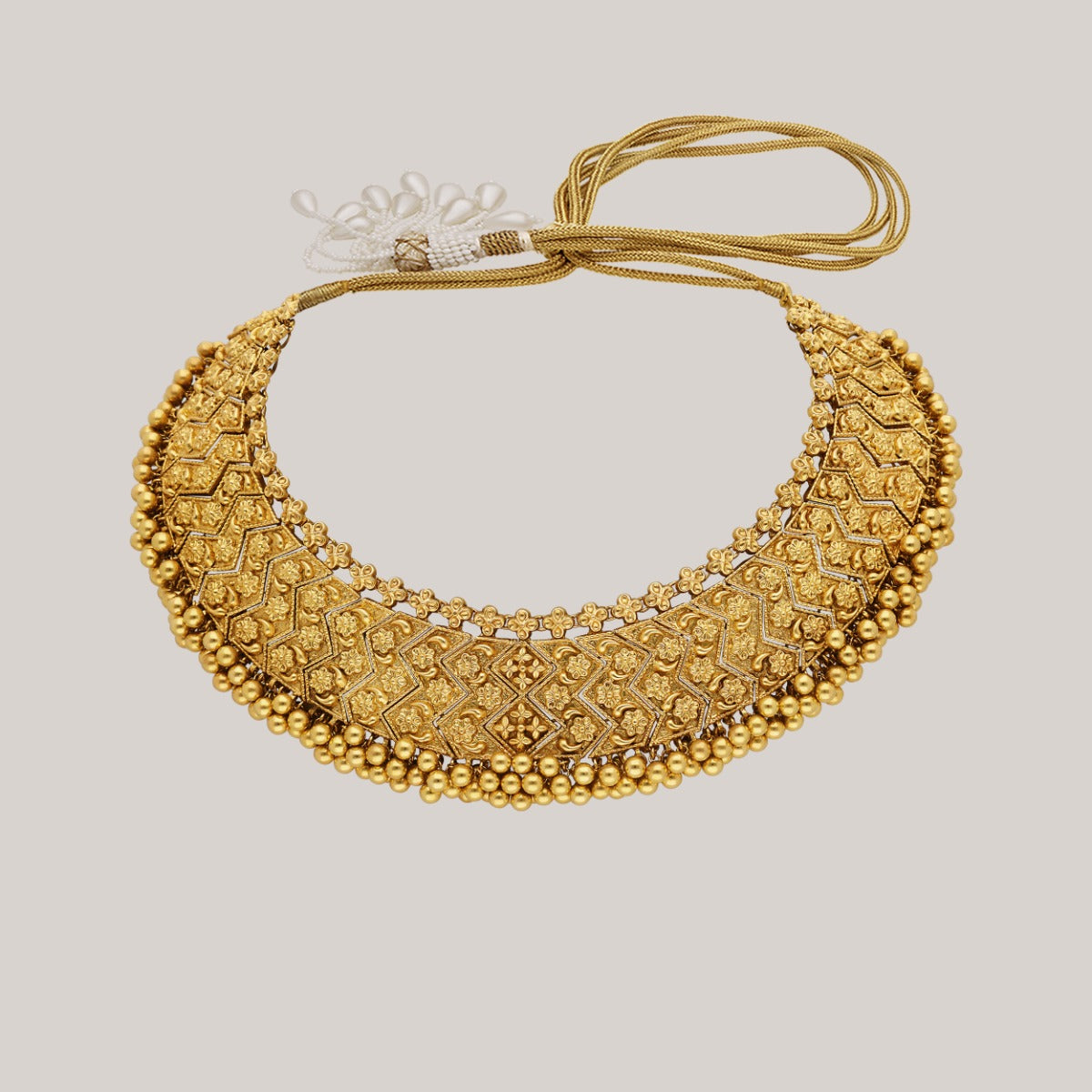Areca Gold Necklace Set