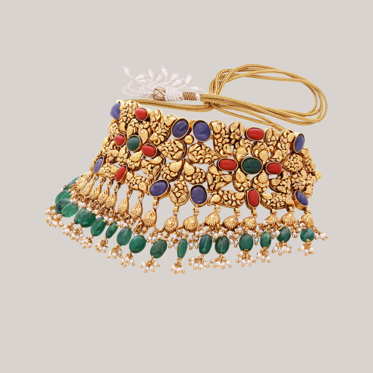 Akiiki Gold Choker Set