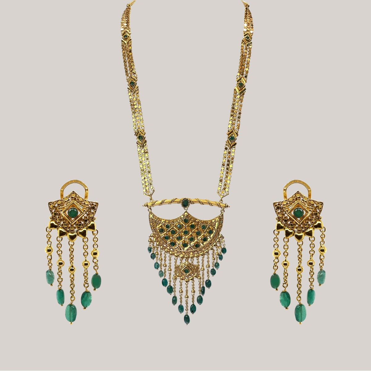 Zuraiya Gold Necklace Set