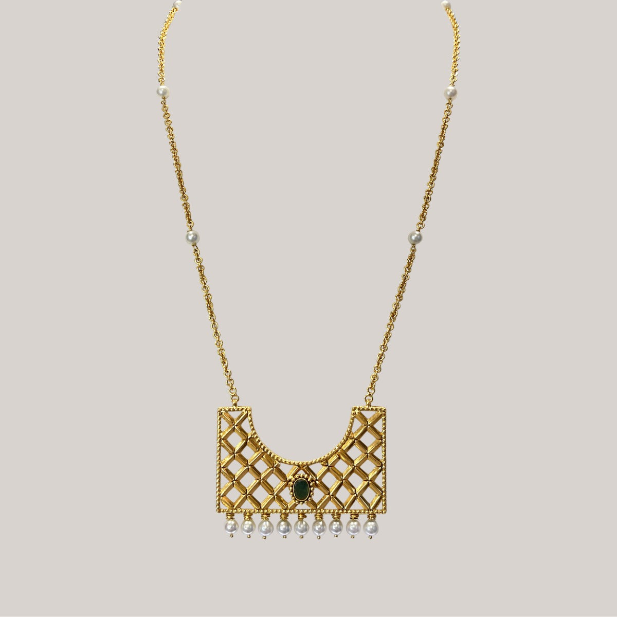 Halima Gold Necklace Set