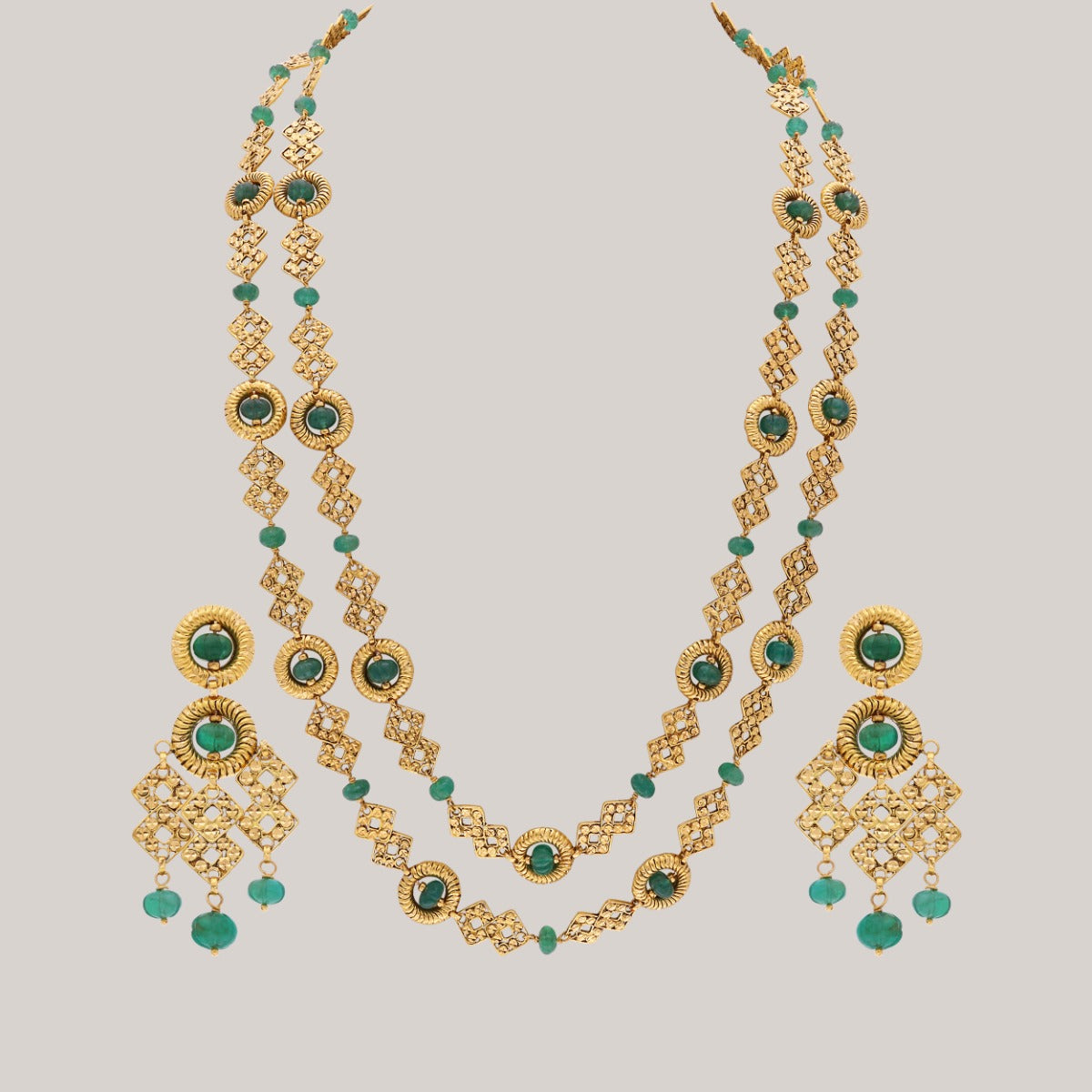 Ehani Gold Necklace Set