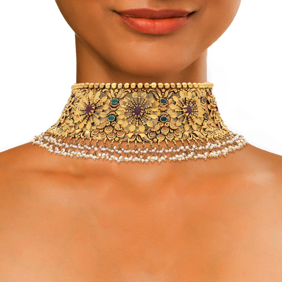 Warda Gold Necklace