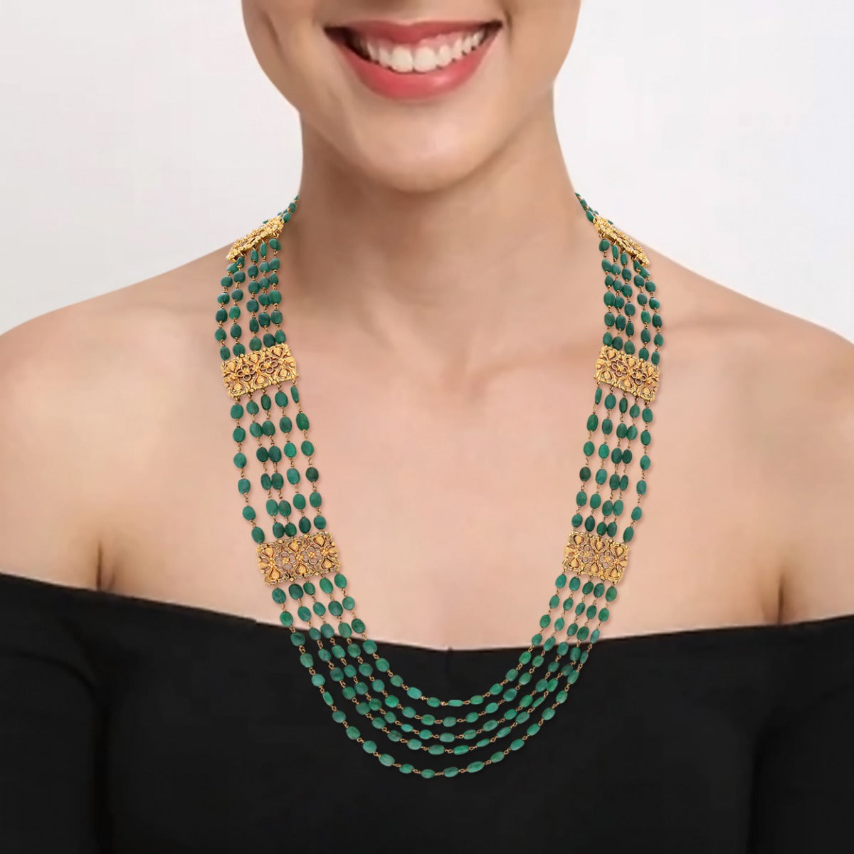 Harleena Gold Necklace