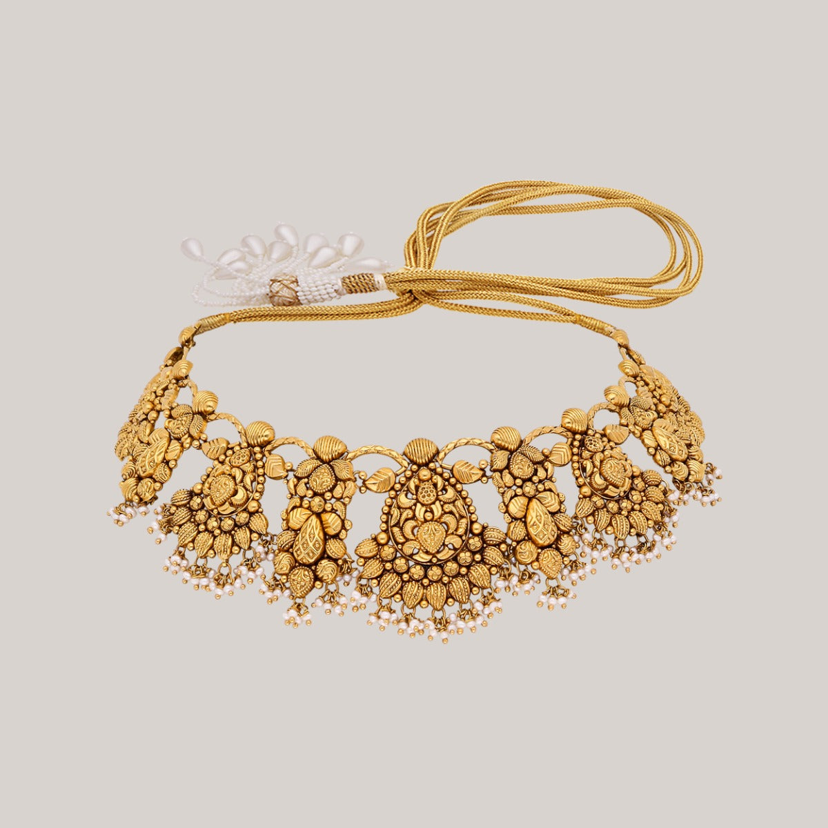 Seraphic Embrace Gold Choker