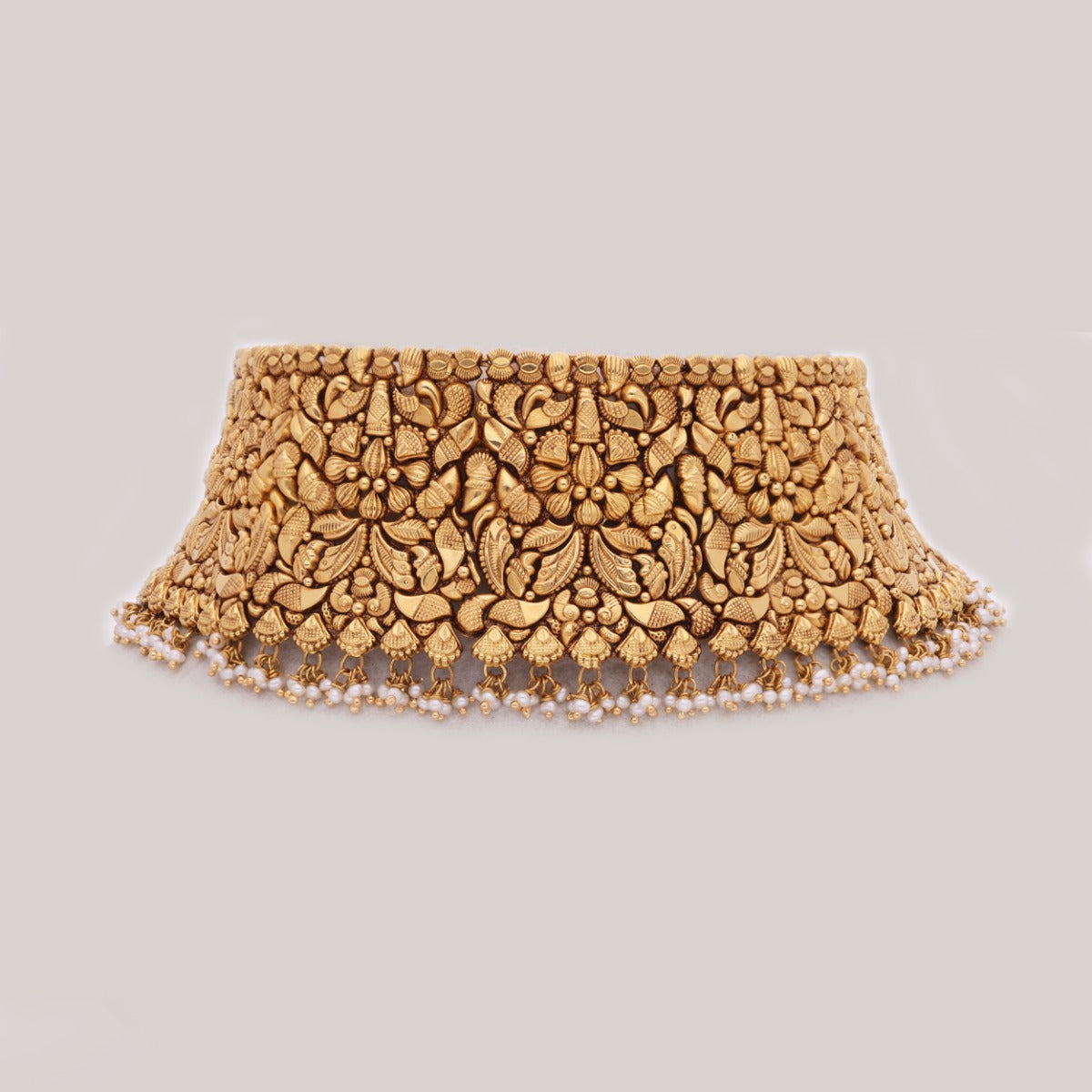 Majestic Flora Gold Choker