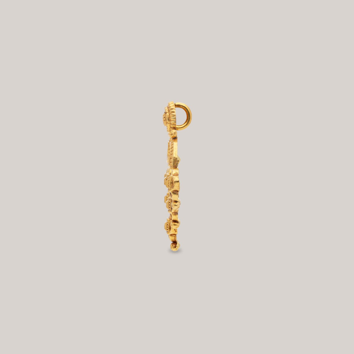 Auric Petals Gold Pendant