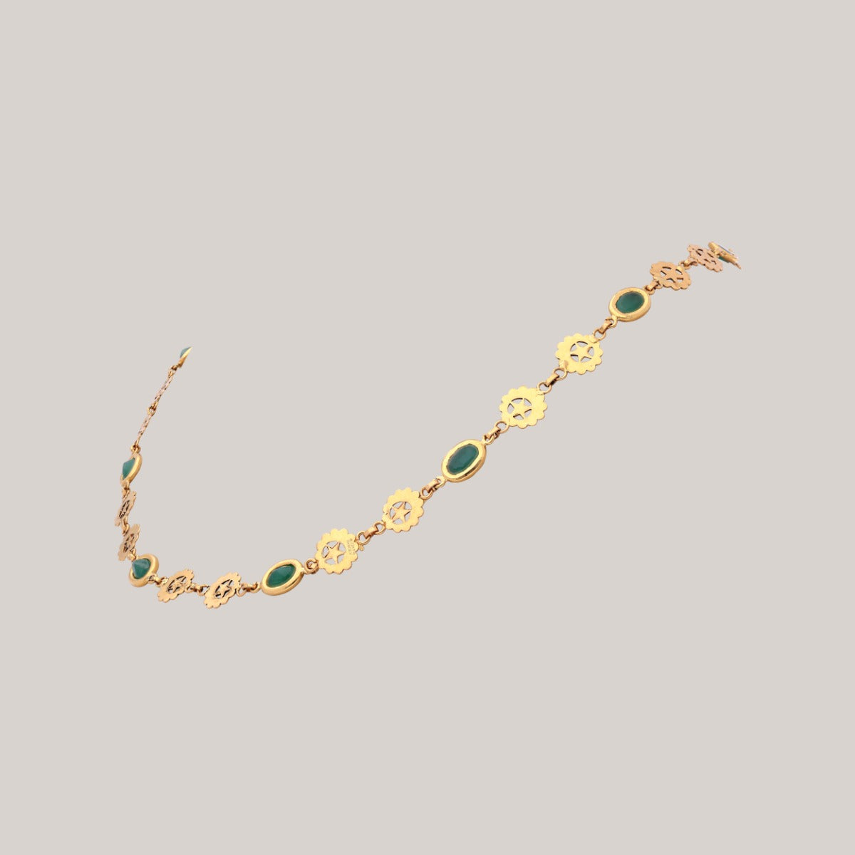 Verdant Splendor Gold Necklace