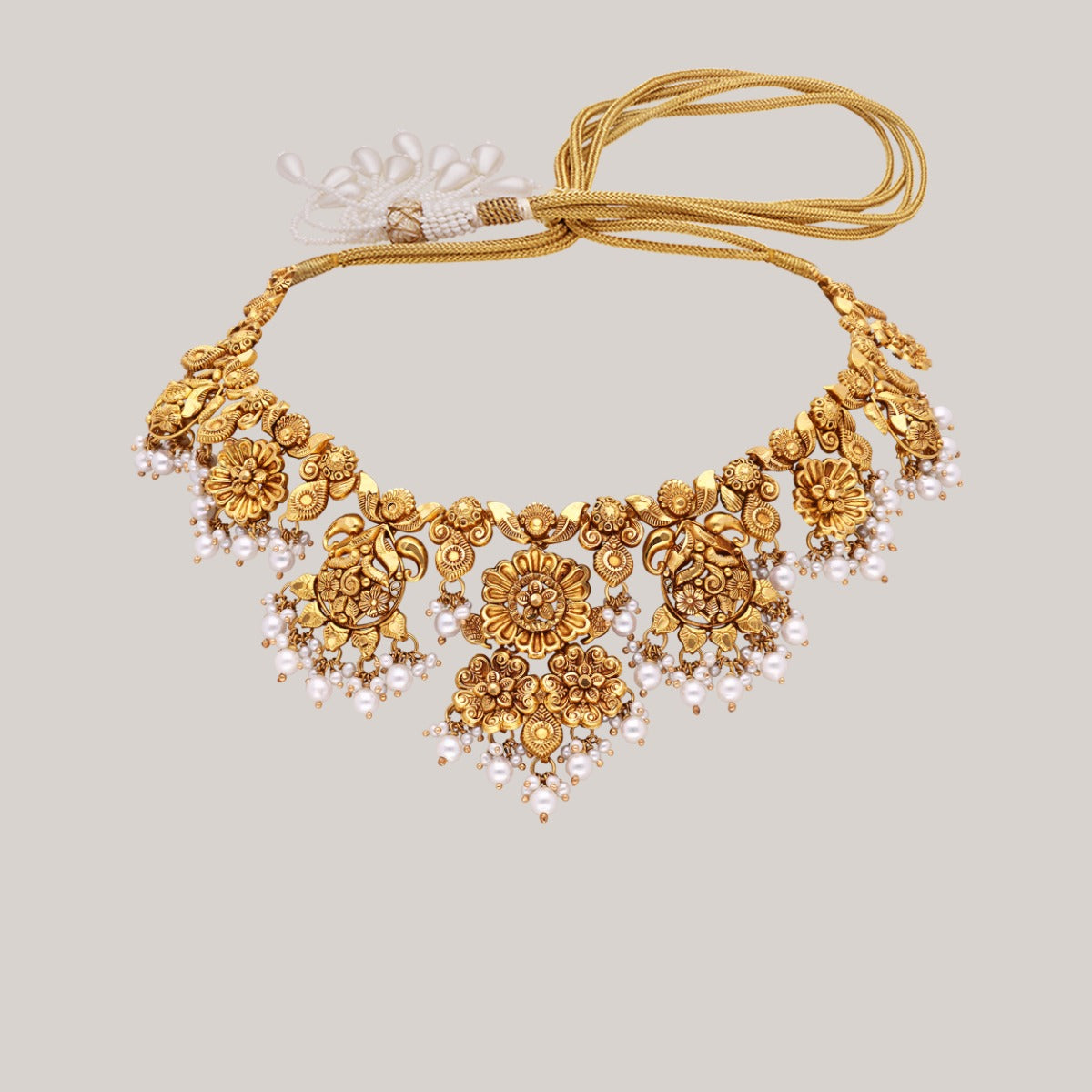 Celestial Bloom Gold Necklace